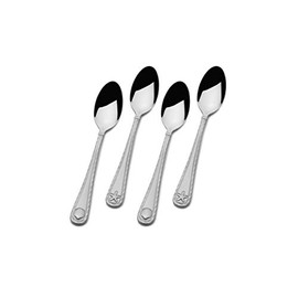 Towle Living Antigua Frost Demi Spoons, Set Of 4, Stainless Steel