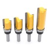 DingGreat 4Pcs 8mm Shank Flush Trim Pattern Template Router Bit