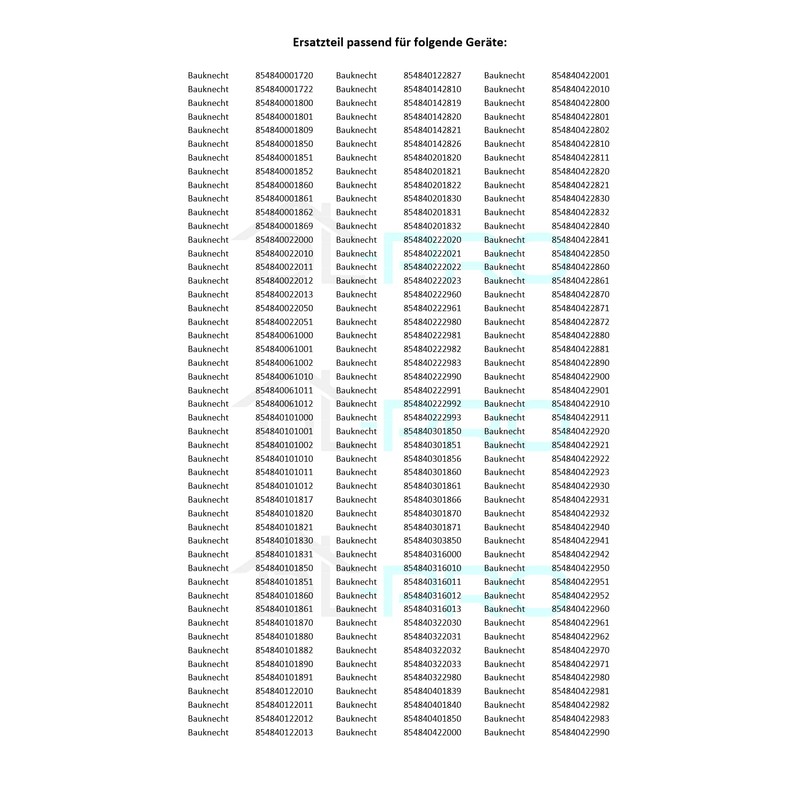 DL-pro RFFV38485 Bottom Gasket 550mm Compatible with Whirlpool Bauknecht 481246668912