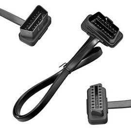 OBD2 16 Pin Male to Female Socket Plug ELM327 Diagnostic Extension Cable Lead