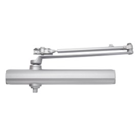 Heavy Duty All in ONE COMM Closer with MOUNTING Plate UL Listed, Aluminum (Aluminum)