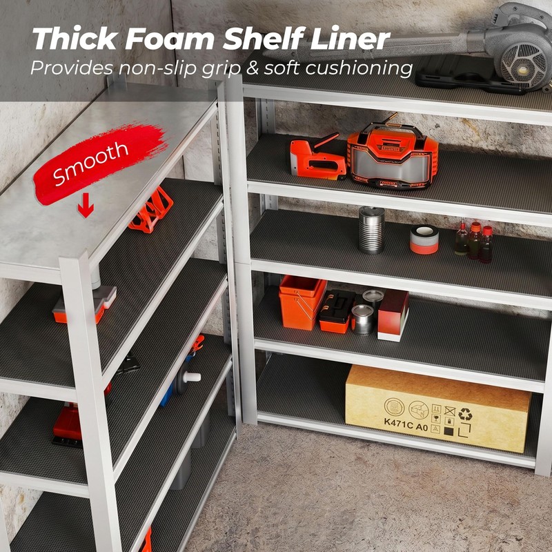Tool Box Drawer Liners: 5mm Thick Foam Double-Sided Non-Slip 10"