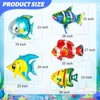Fish Balloons Decoration, 10PCS Large Sea Animal Balloons for Kids