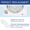 WH01X24381 4502680 Washer Lid Lock Bezel, Replacement Part fit for
