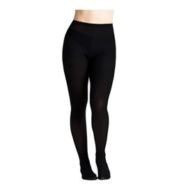 On the Go Women's Control Top Tights - 40 Denier Classic Opaque Footed with Comfort Waistband (3 Pair Pack, Size XL - Prev. Q)