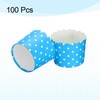 HARFINGTON 100Pcs Paper Baking Cups 6oz Greaseproof Disposable Bulk Cupcake