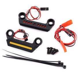 LSG LED Headlight Taillights kit Front Rear Lights RC Car White Red Light Kit for 1/16 Tra-xxas Mini Maxx Small X Brushless 2S Rc 4Wd Electric Bigfoot Off-Road Vehicle Upgrades Parts