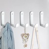 Gerhannery Pack of 5 coat hooks, modern coat hooks for