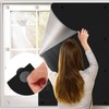 BKSAI Blackout Window Cover No Drill Cuttable 100% Black Out