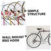 BUGUUYO Bicycle Hangers Wall Mounted Bicycle Hook Garage Hooks for