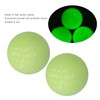 6 Pack Luminous Night Golf Balls Glow in The Dark