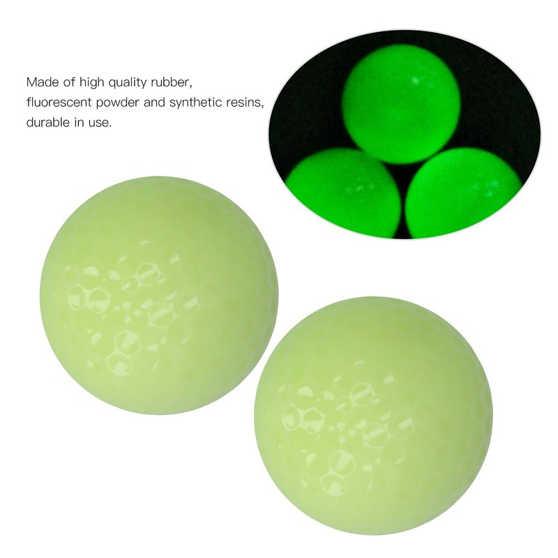 6 Pack Luminous Night Golf Balls Glow in The Dark