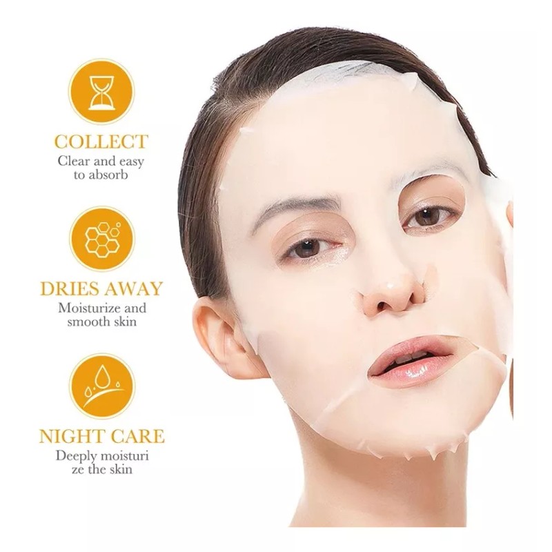Bioaqua 10 Mascarillas Vitamina E Miel Manuka Aclarante Hidratante