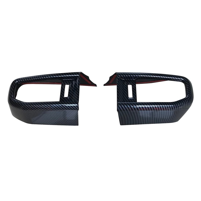 ruihe 2pc Carbon Fiber Color Centre Air Conditioning Dashboard Vent