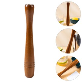 Wooden Cocktail Muddler Ice Crusher: Ice Hammer Mallet Bar Tool Food Grinding Rod Tools for Home Bar