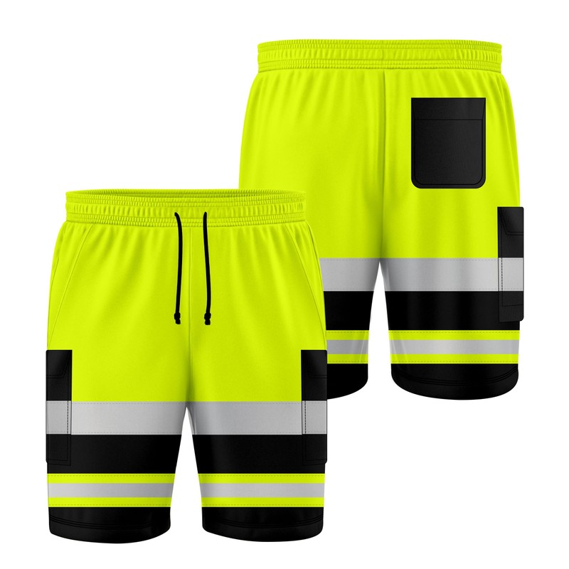 mymixtrendz Mens Reflective High Visibility Hi Viz Safety Work Wear