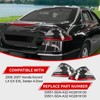 A pair of Smoke Taillights with bulbs for Honda 2006-2007