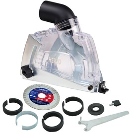HERZO Dust Extraction Cutting Guard for 115/125mm Angle Grinder