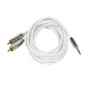 Monoprice Audio Cable - 10 Feet - White | Stereo