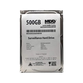 MaxDigitalData 500GB 8MB Cache 5900PM SATA 6.0Gb/s 3.5" Internal Surveillance CCTV DVR Hard Drive (MD500GSA859DVR) - w/2 Year Warranty (Renewed)
