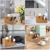 BTSKY Household Seagrass Facial Tissue Box With Two Side Storage