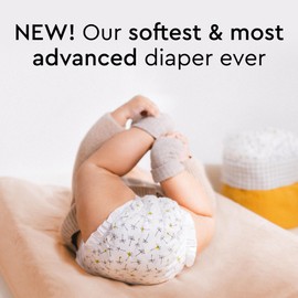 LILLYDOO Baby Diapers - Size 4 (20-31 lbs), Half-Monthly Supply (75 Count), Leak Protection, Skin-Friendly, Ultrasoft, Perfume- & Chlorine-Free, Hypoallergenic, dermatologically Tested, Oeko-TEX®