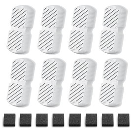 GROOKPET Dog Water Fountain Filters: 16 Dog Fountain Filters - Pet Water Fountain Filters Replacement - Including 8 Filters + 8 Sponges - Suitable for GROOKPET Dog Water Fountain for Large Dogs
