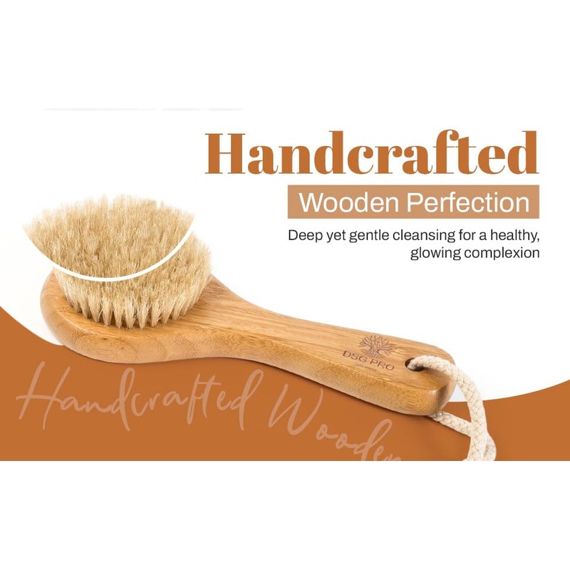 DSG PRO Face Brush – Soft Goat Hair & Natural