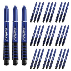 WINMAU Prism Force Blue Medium Polycarbonate Dart Stems (Shafts) - 10 sets per pack (30 dart stems in total)
