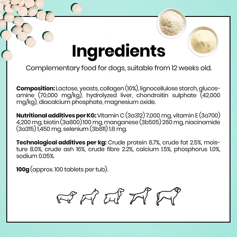 Pooch & Mutt - Daily Joint Care Supplement for Small