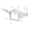 brightmaison BGT Wash Clothes Drying Rack Wall Mount Laundry Room