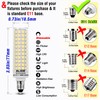 E11 Led Bulbs 120V 100W Halogen Candelabra Bulbs Equiva Dimmable,T3