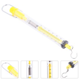 ULTECHNOVO Dial Spring Scale Mechanic Tools 2.5kg Hanging Spring Scale Plastic Cylinder Tubular Dynamometer Laboratory Spring Balance with Hook for Home,School,Classroom 2pcs Mechanics Tools