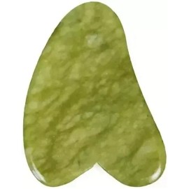 2 Guasha Jade Natural Verde Facial Cuarzo Belleza Salud                                                                                               