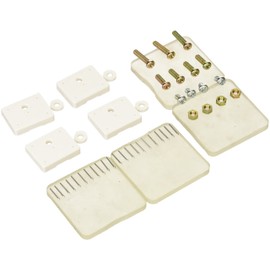Iris Ohyama Post Wall Mounting Hardware Set, White