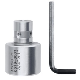 Accusize Industrial Tools 1-1/4'' Weldon Shank to 3/4" Weldon Shank Adapter, 0519-8003