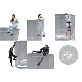 PUTITTO SERIES Golgo 13 Figure, Golgo 13, Anime, Gacha, Kitan Club (Complete Set of 6 Types with Secrets Included)