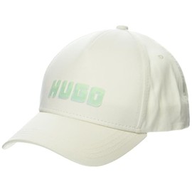 HUGO Block Logo Baseball Hat, Lychee White, PCE.