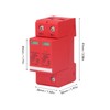 Orange Red Combiner Box Surge Protection Device Distribution Box Voltage