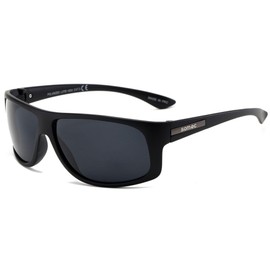 SOMOC Polarised Sunglasses Men/Women Sunglasses Unisex Retro Classic Vintage Polarised Glasses UV400 Protection Classic Sunglasses Square for Driving SP-6107, matte black