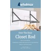 Whitmor Door Closet Rod, Gunmetal