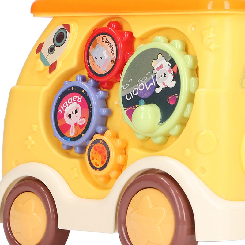 Bus Beat A Mole Toy Educational Sound Light Interactive Musical