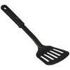 Winco Nylon Slotted Spatula, Black Medium, 12-3/4"