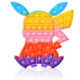 EKKONG Fidget Popper, Pop Bubble, Poppet Anti-Stress Toy, Sensory Toy to Relieve Anxiety and Stress, Squishy Toys for Children Adults