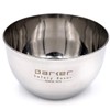 Parker Safety Razor, Deluxe Unbreakable Stainless Steel Shaving Bowl -