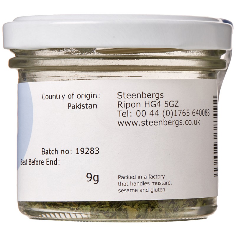 Steenbergs Fenugreek Leaves Standard Jar 9g