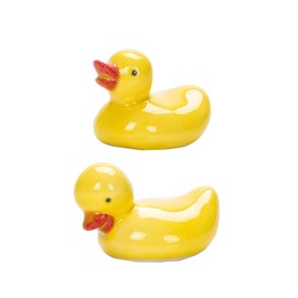 PZRT 2PCS Ceramic Duck Chopstick Rest Rack Ceramic Ware Chopsticks Stand Rest Rack
