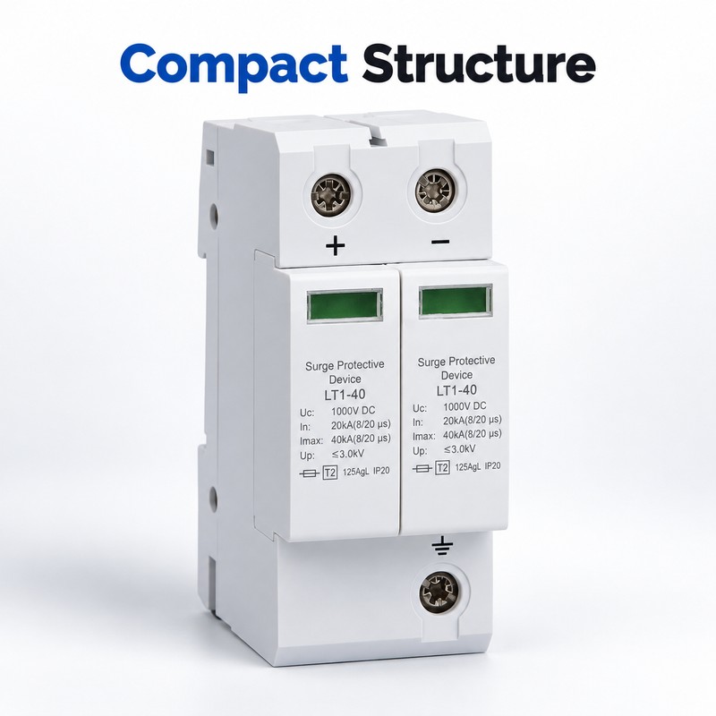 DC Photovoltaic Surge Protective Device 2P 40KA 1000V – Electrical