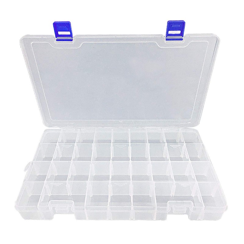 DUOFIRE Accessory Storage, Small Storage Case Box, Transparent, Organizer, Parts