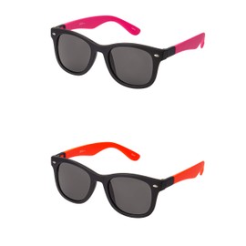 Ultra Clix Dual Frame Pink and Orange Adults Unisex Retro 80s Vintage Style Sunglasses Men and Women Can Wear Classic Oval Sunglasses Man Sunglasses Women UV400 Protection Eyewear Shades Men's Women's
